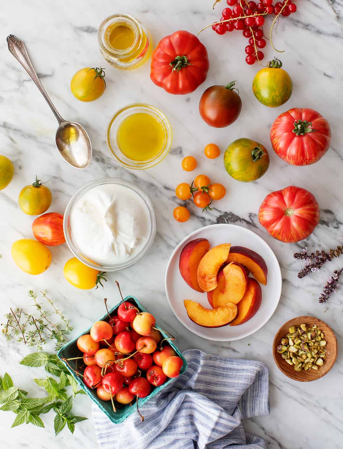 Burrata with Heirloom Tomatoes Recipe - Love and Lemons