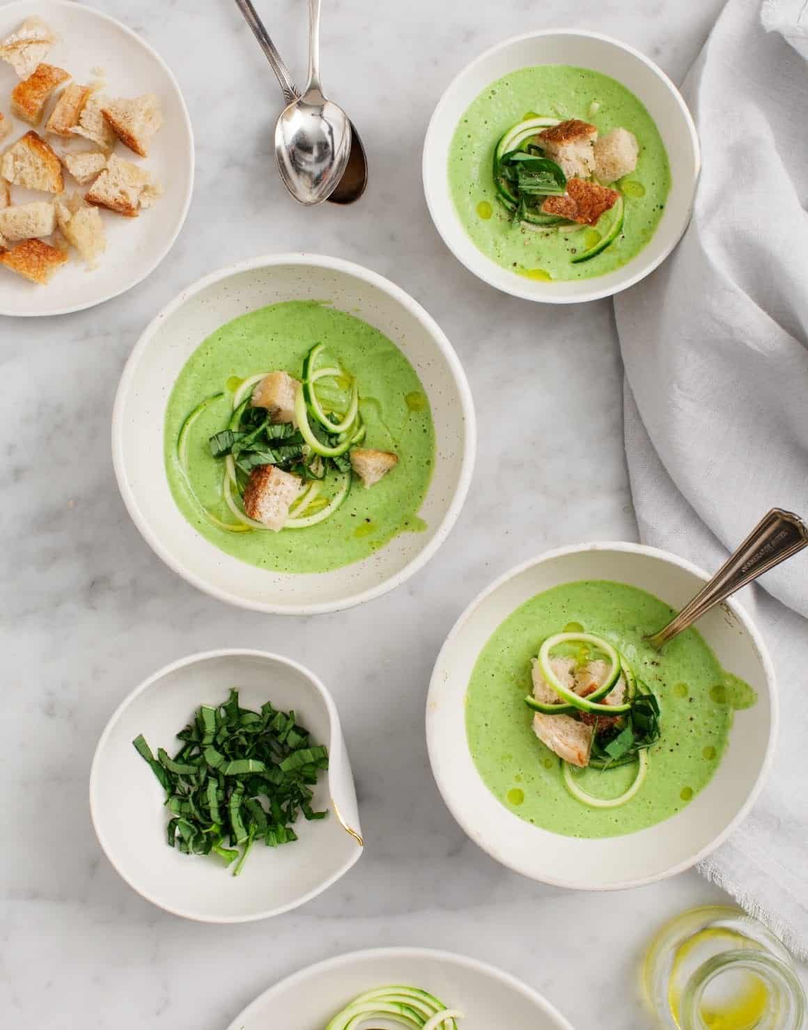 Zucchini basil soup recipe