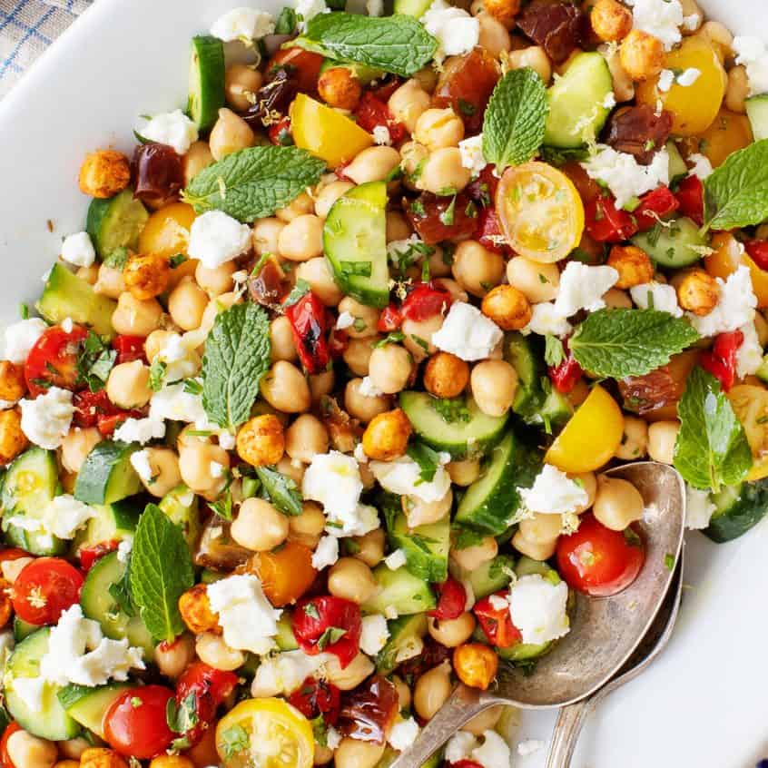 Mediterranean Chickpea Salad Recipe Love and Lemons