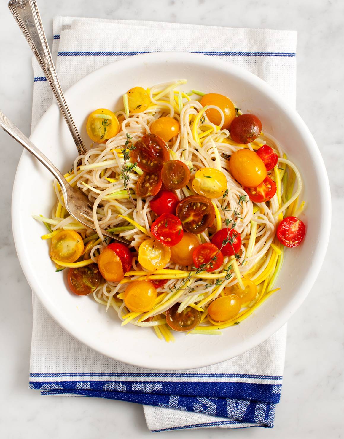 Summer Squash & Cherry Tomato Pasta