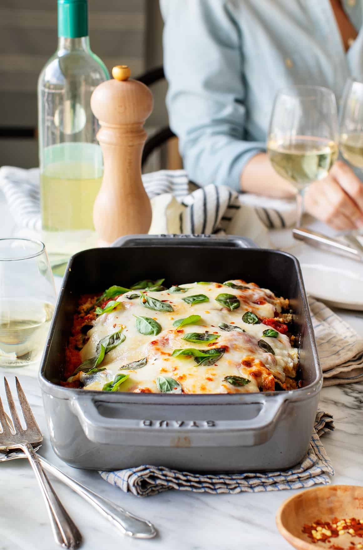 No-Fry Sheet-Pan Eggplant Parmesan Recipe, Food Network Kitchen