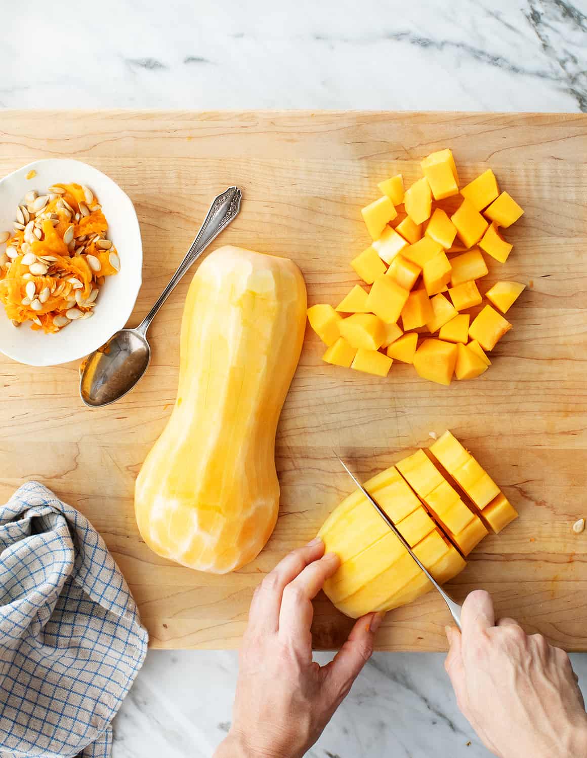 How To Cut And Peel Butternut Squash The Simple Way