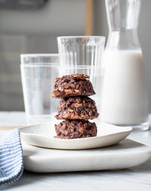 No-bake peanut butter cookies