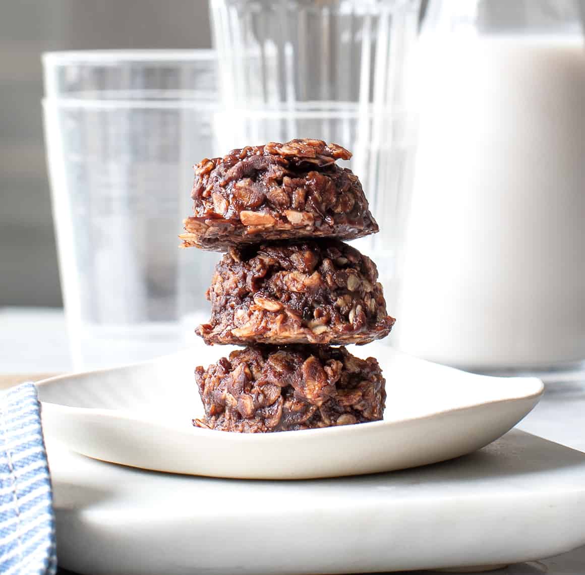 Chocolate Peanut Butter No Bake Cookies - A Crowd Favorite