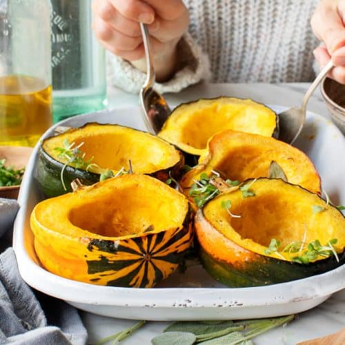Maple Roasted Acorn Squash-image