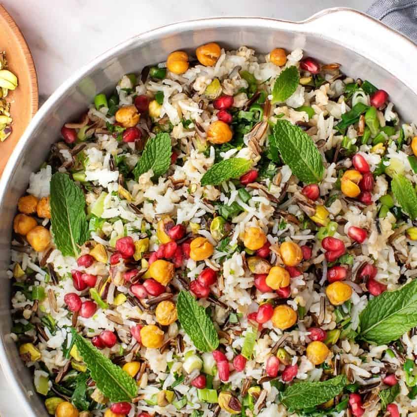 Pomegranate Rice Salad Recipe Love and Lemons