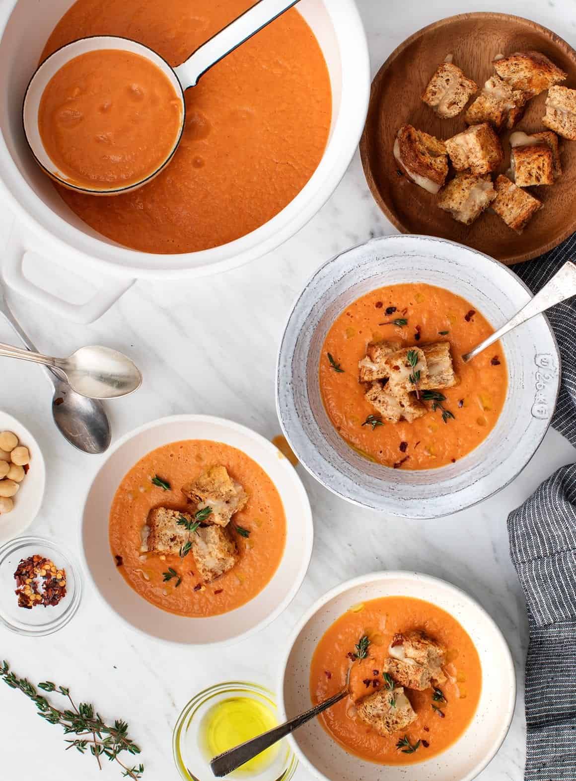 Homemade Tomato Soup from Your Food Storage