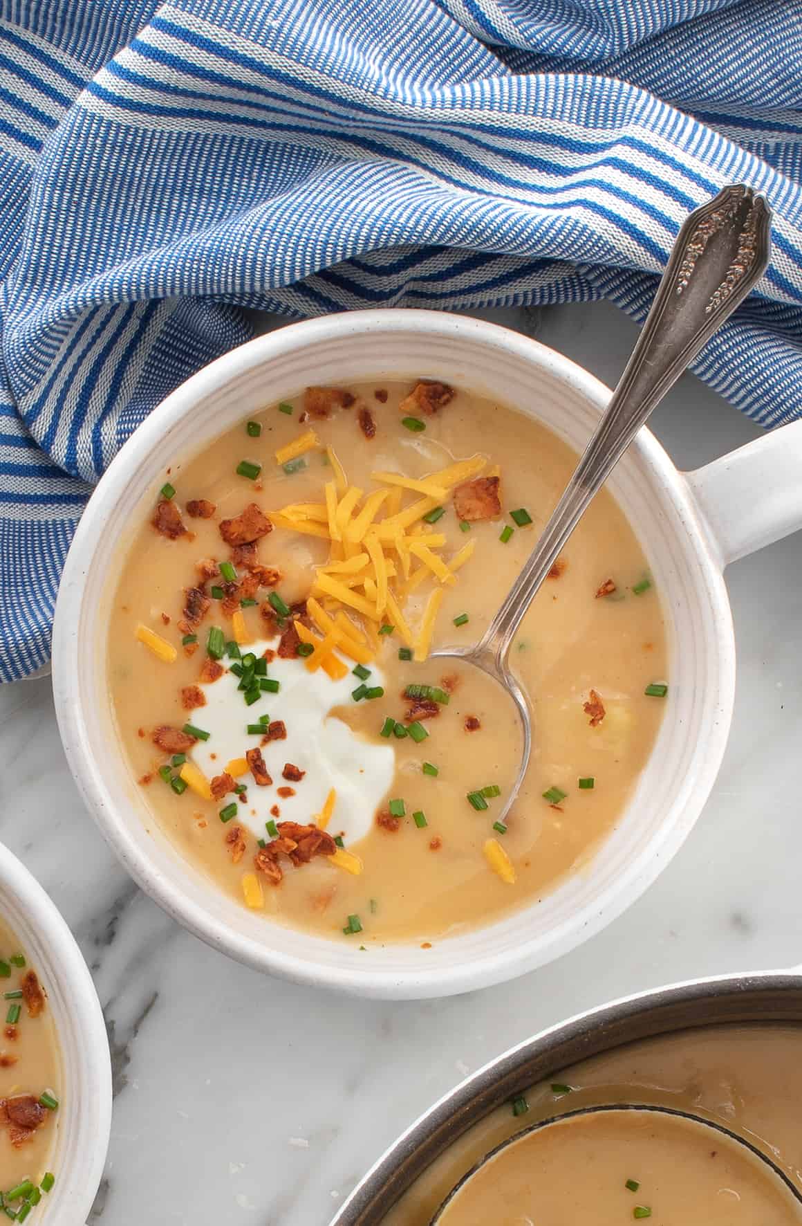 Baked Potato Soup (Vegetarian Option) - Good Food Stories