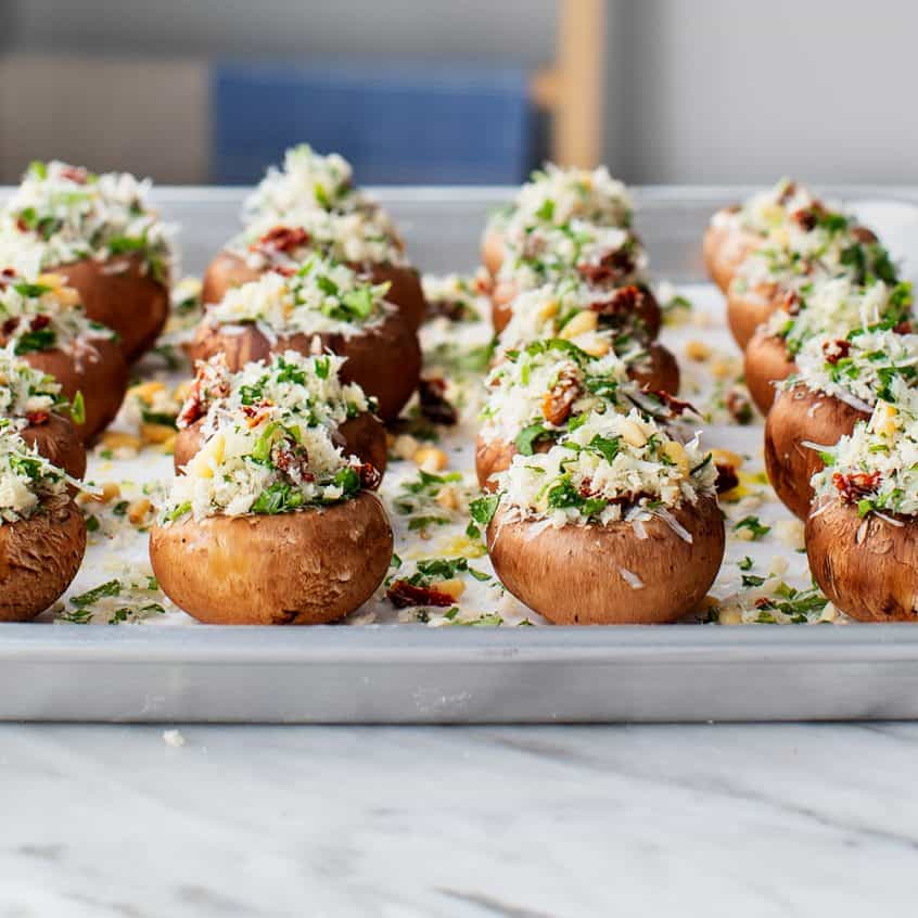 Stuffed Mushrooms Recipe - Love and Lemons
