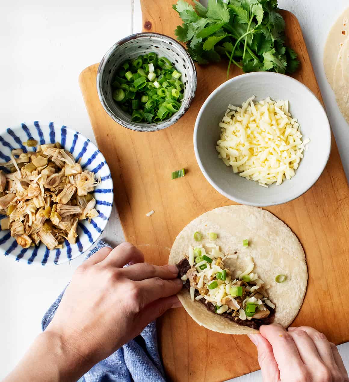 Jackfruit taquitos