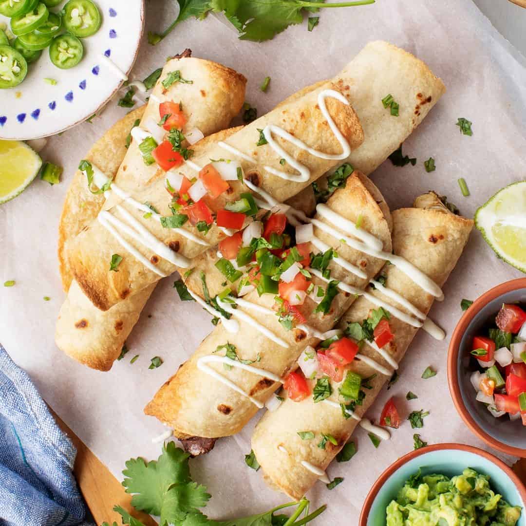 Homemade Taquitos Recipe Love and Lemons
