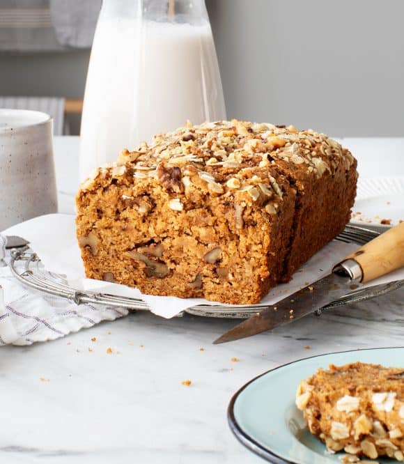 Naturally sweetened banana bread