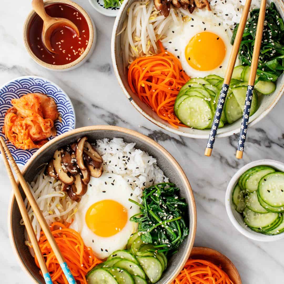 Bibimbap Recipe Bild