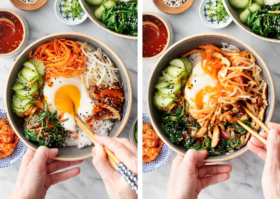 Featured image of post Steps to Make Bibimbap Recipe Vegetarian