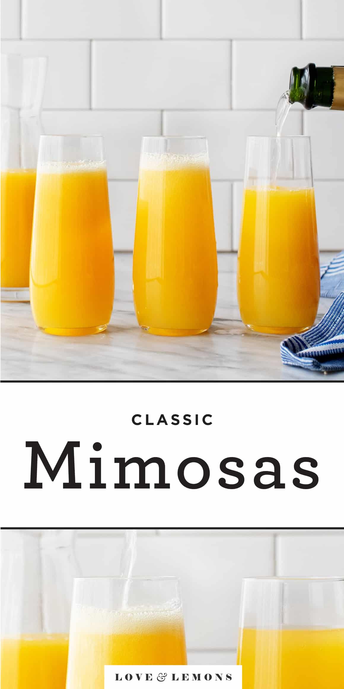 Classic Mimosa Recipe Love and Lemons