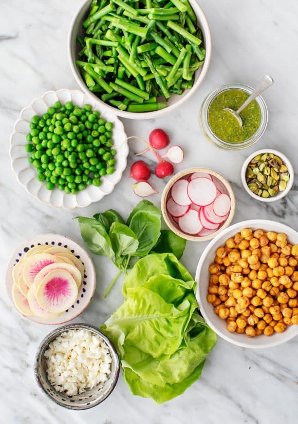 Bright Spring Salad Recipe Love and Lemons