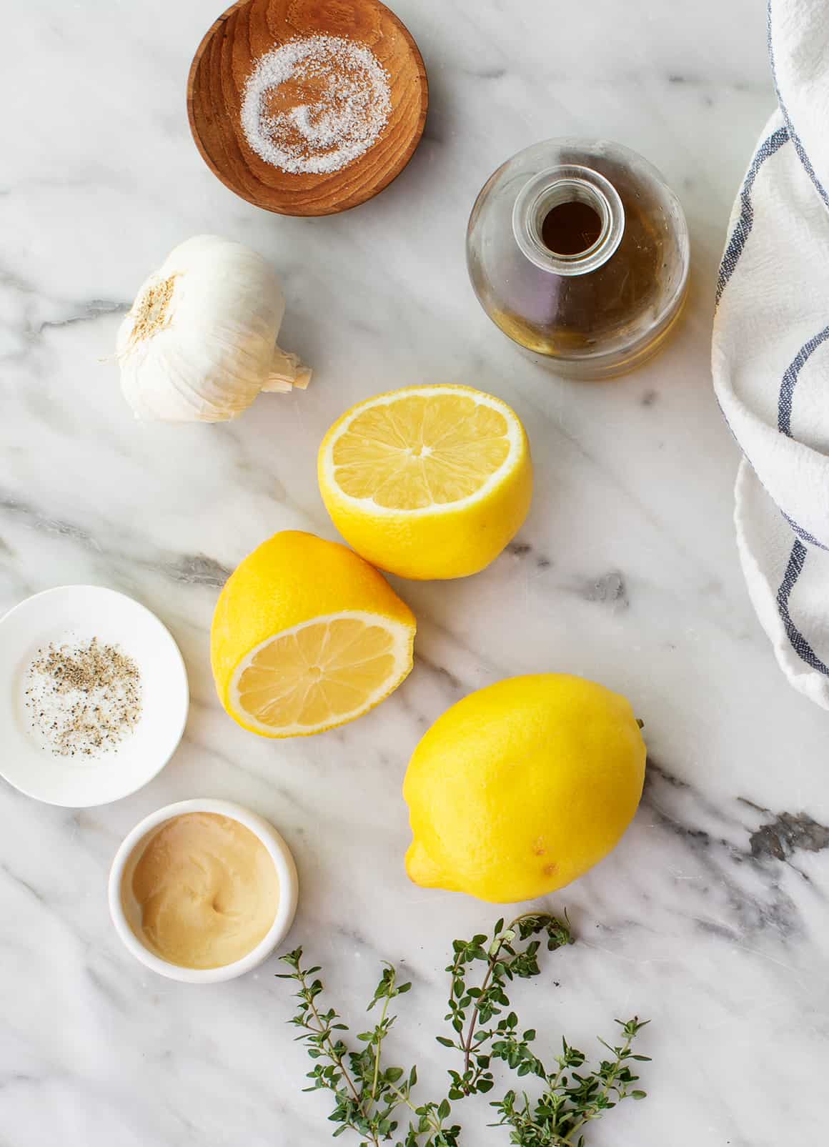 Lemon Vinaigrette (Easy Salad Dressing) - Elavegan