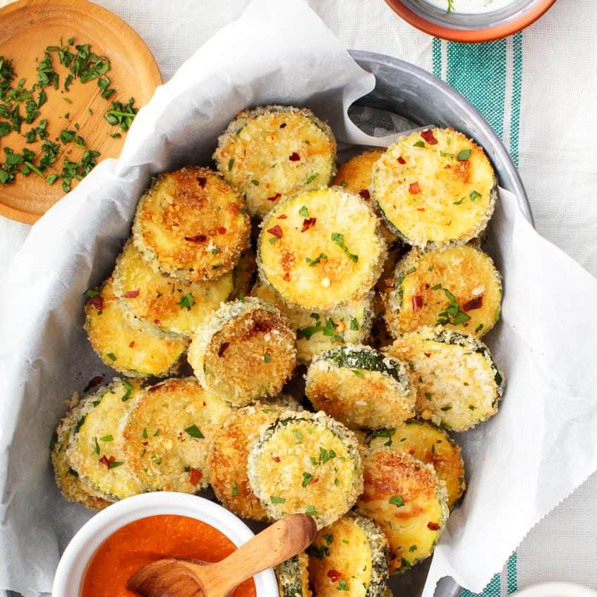 Baked Zucchini Chips Recipe Love and Lemons