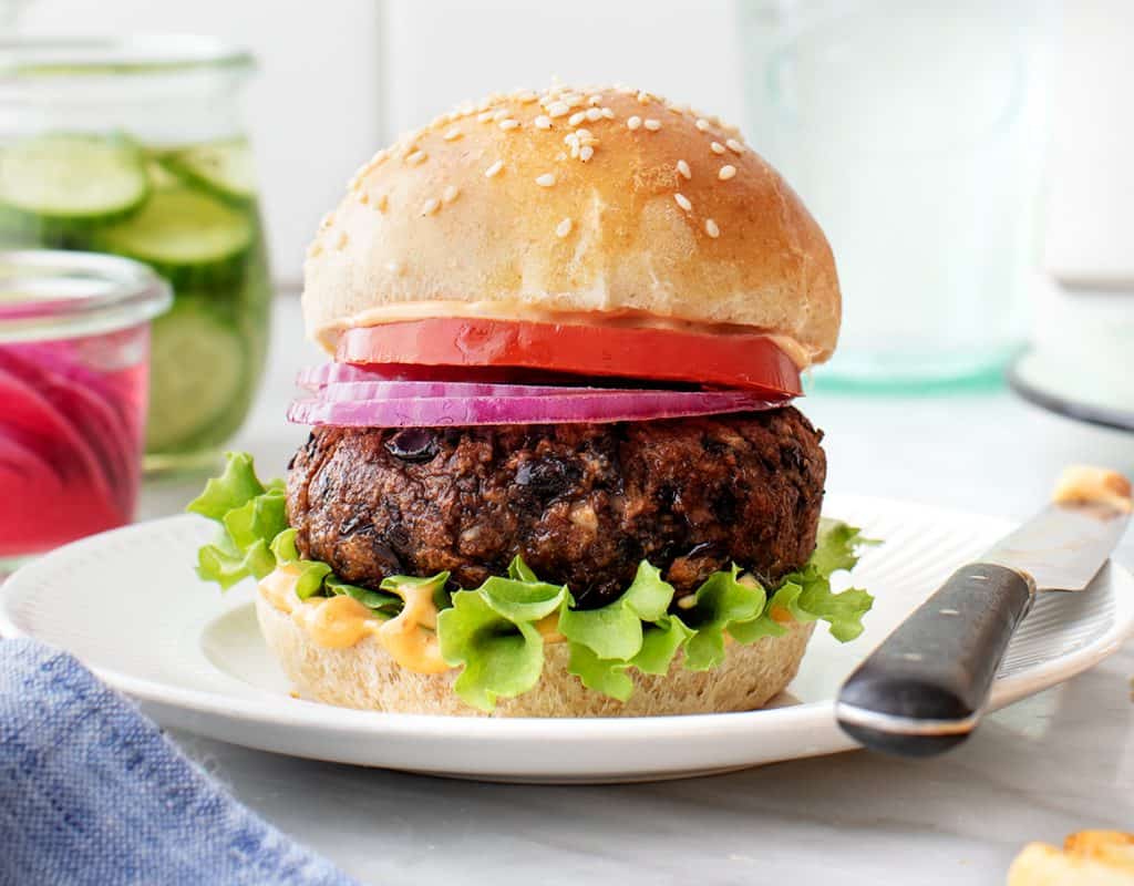Easy Black Bean Burger Recipe Love and Lemons