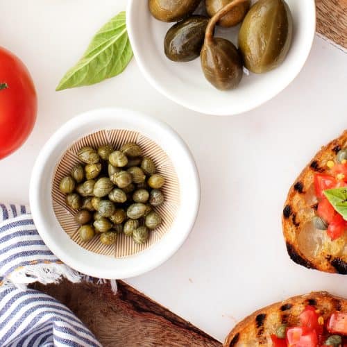 Caper Recipes: Bruschetta with Capers & Olives-image
