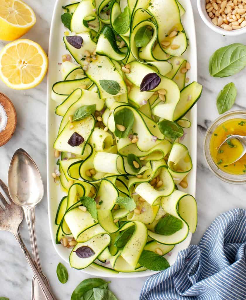 Zucchini Salad Recipe Love and Lemons