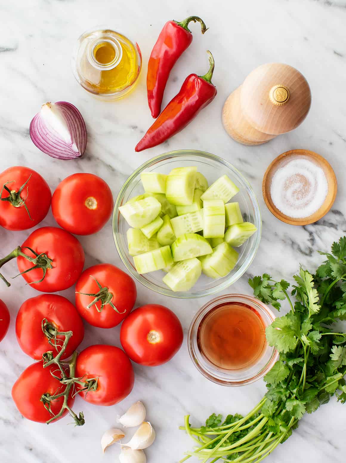 Gazpacho recipe ingredients