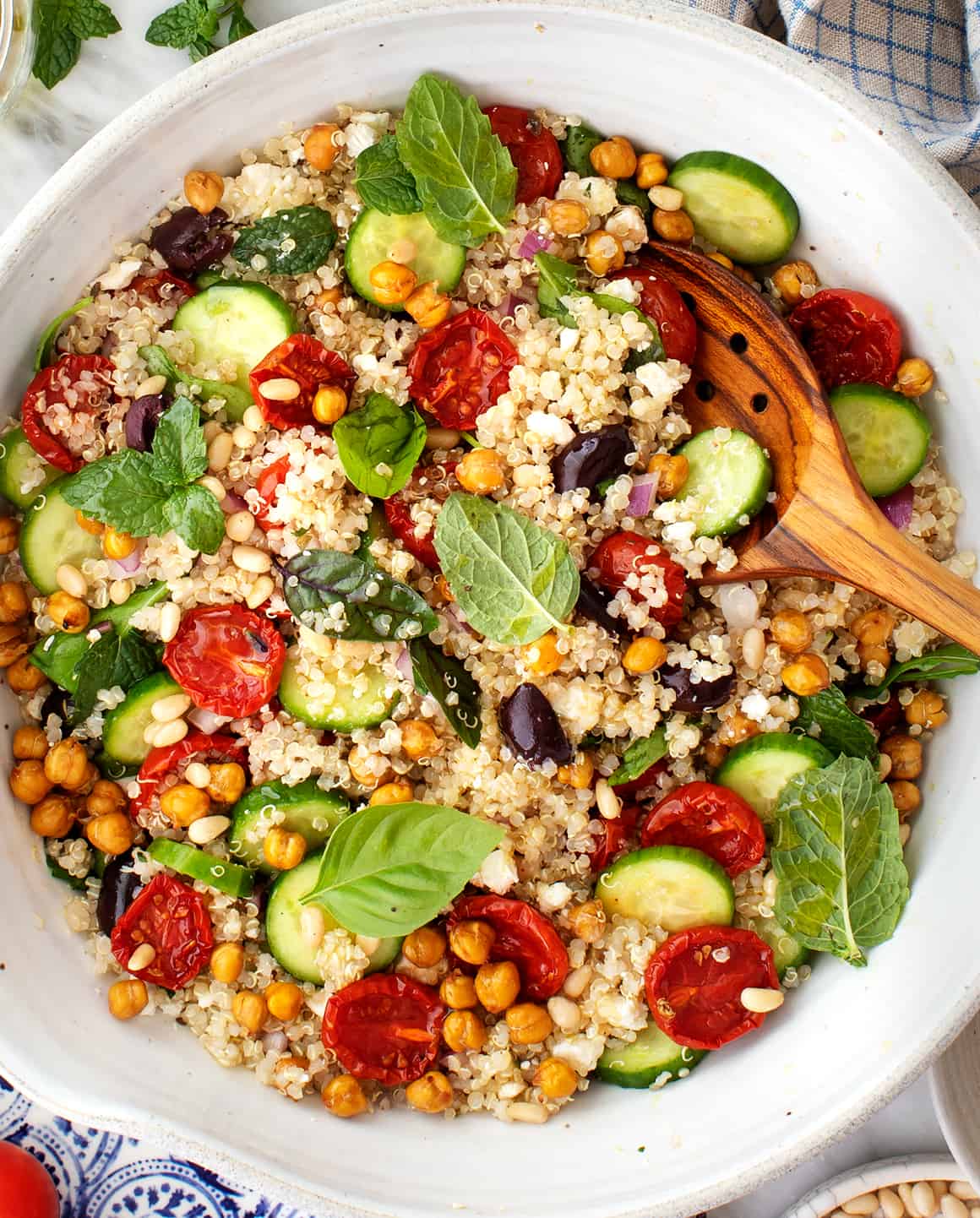 Quinoa Salad with Herbs and Parmesan