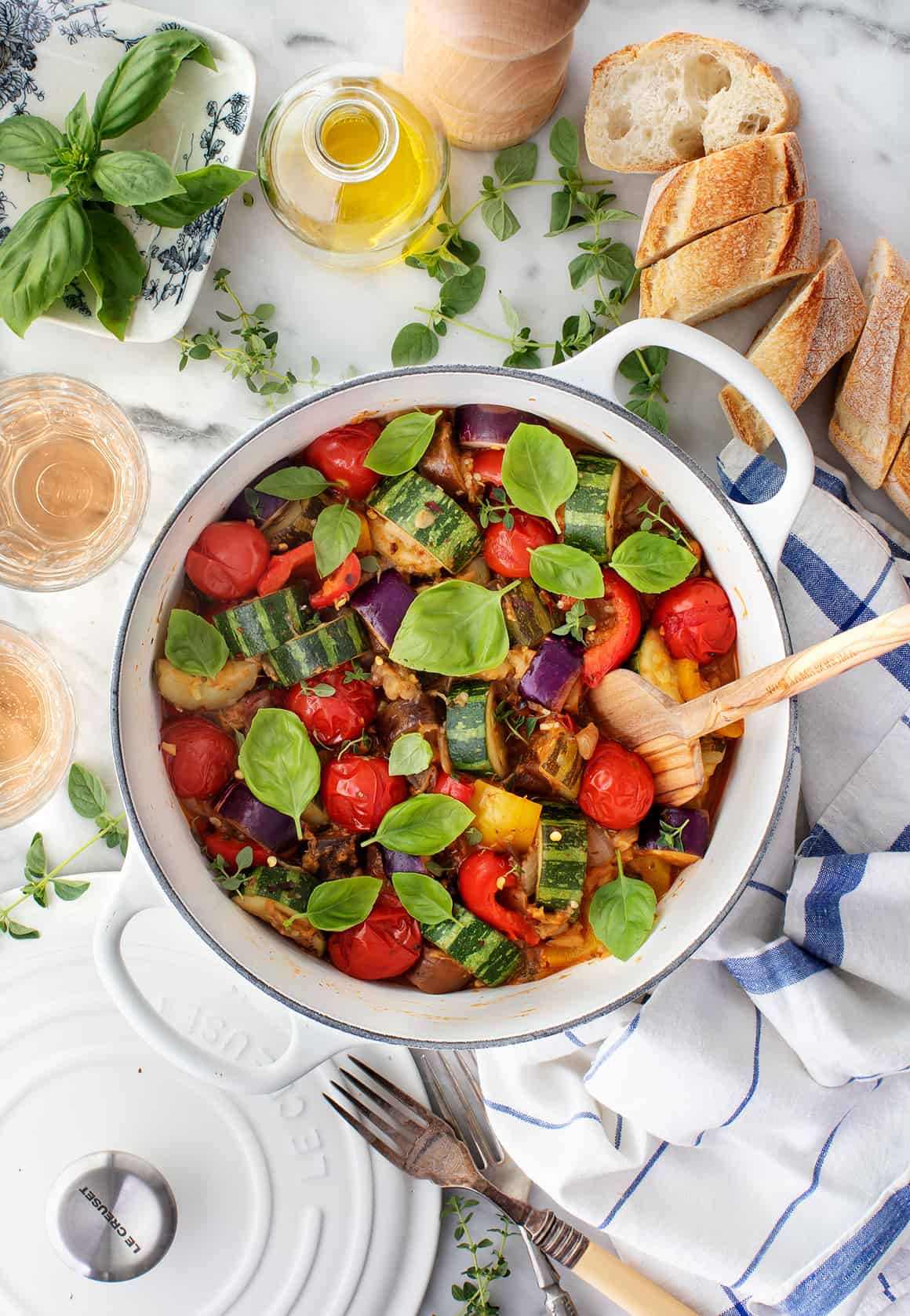 Easy One-Pot Ratatouille Recipe - Classic French Vegan + Gluten Free