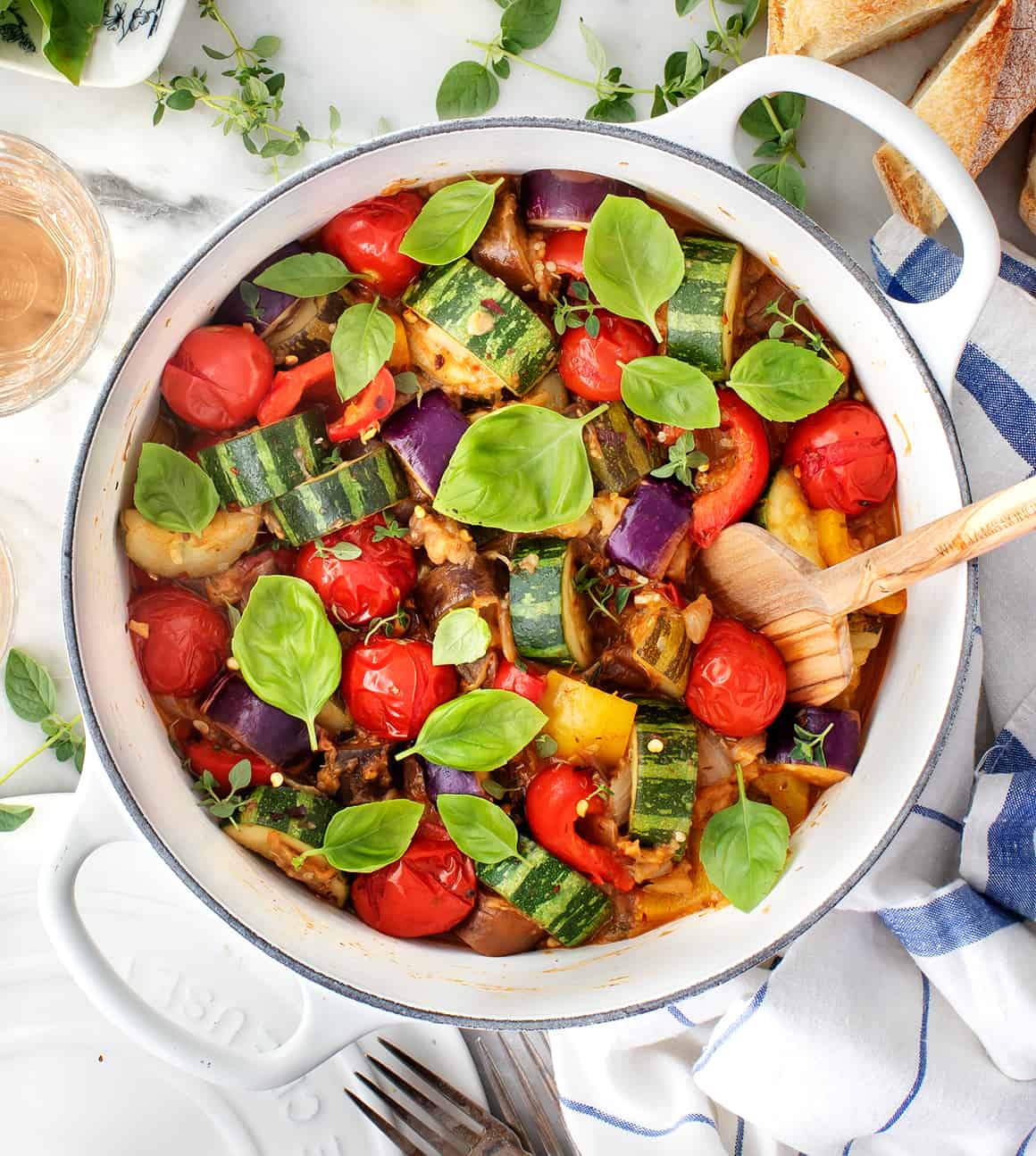 Easy One-Pot Ratatouille Recipe - Classic French Vegan + Gluten Free