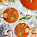 Tomato Basil Soup Recipe Love and Lemons