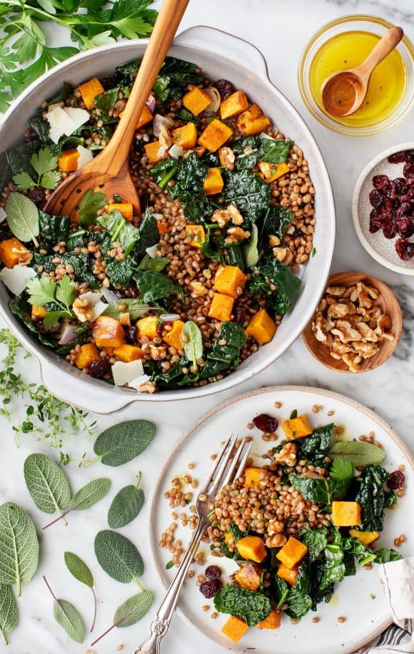Wheat Berry Salad Recipe Love and Lemons