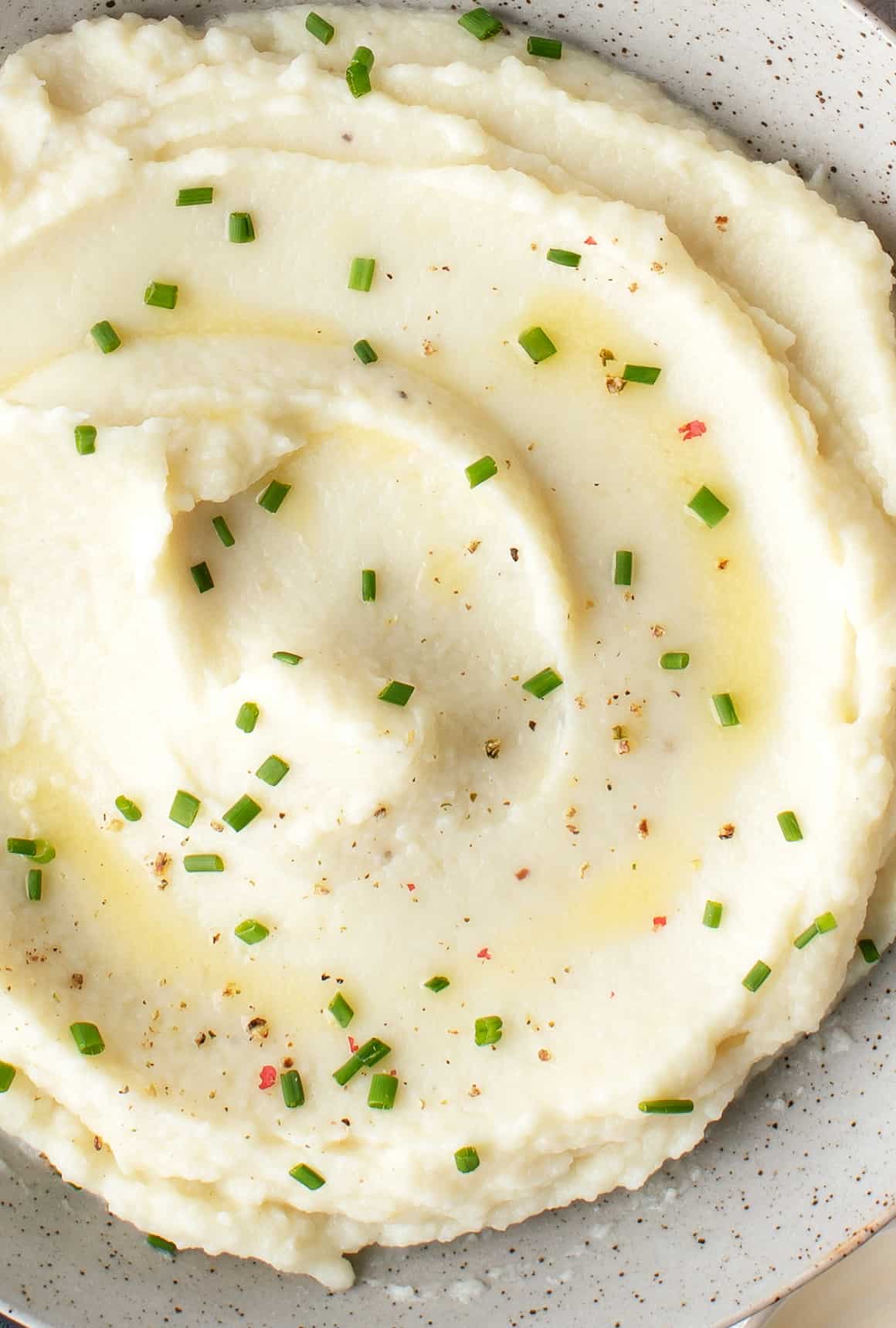 Garlic mashed cauliflower recipe