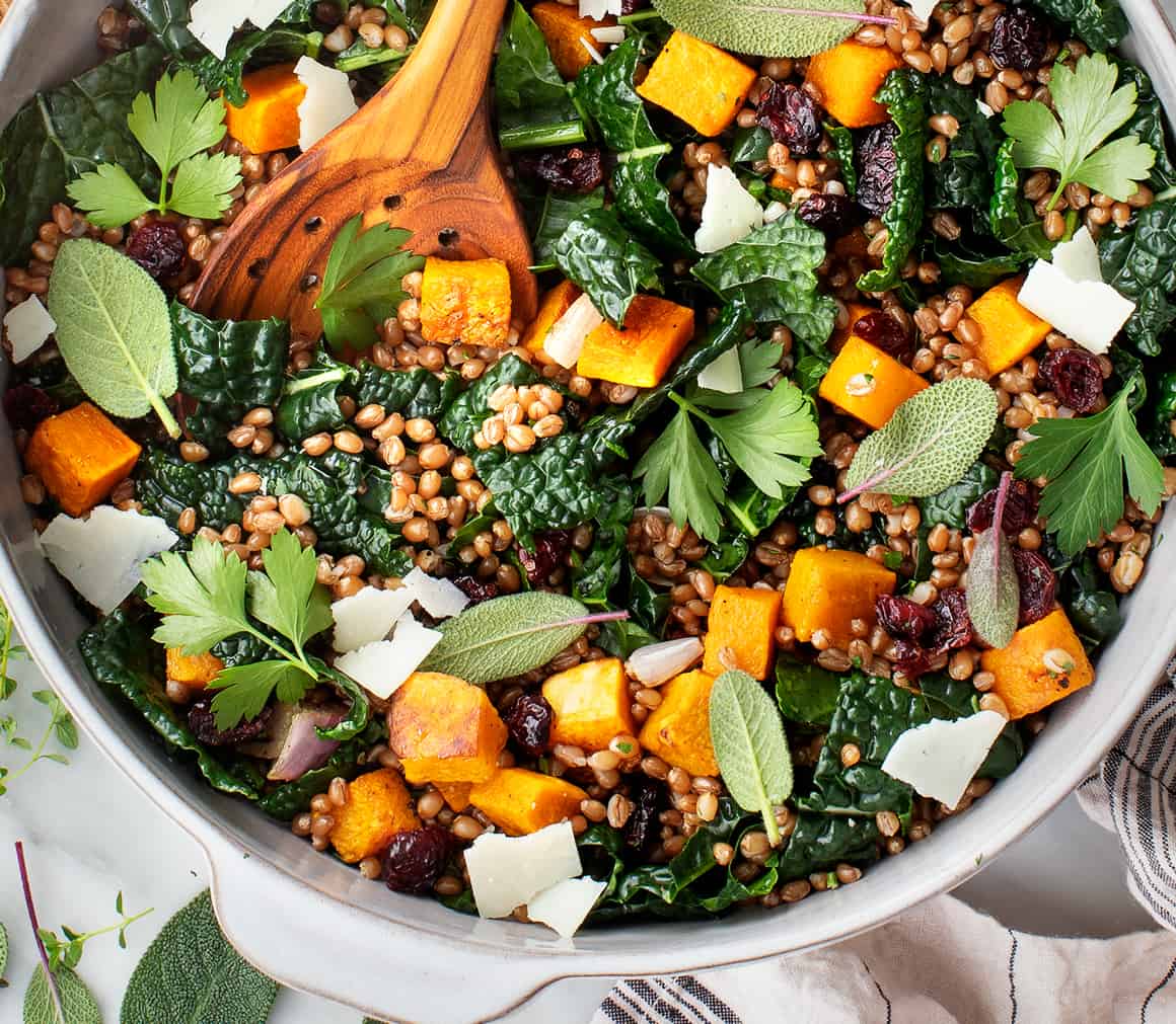 wheat berry salad