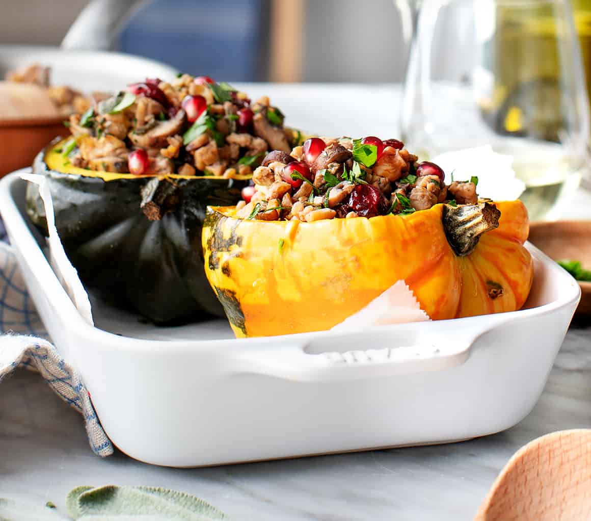 bake acorn squash casserole