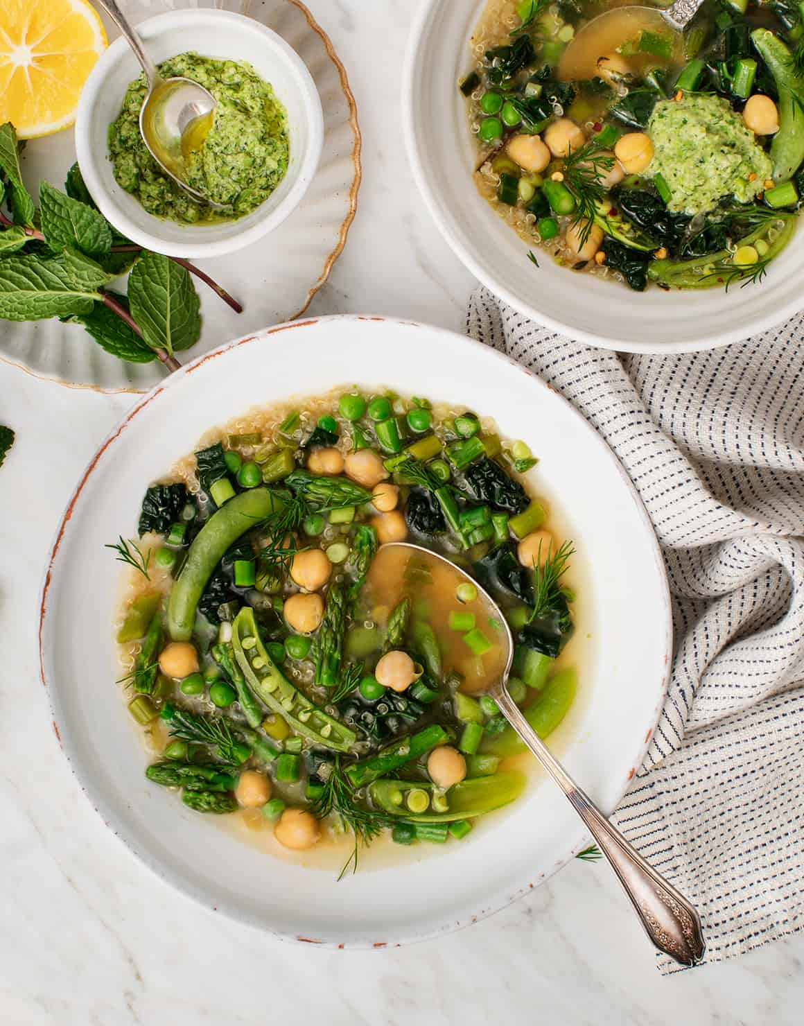 kale & fennel vegetable soup