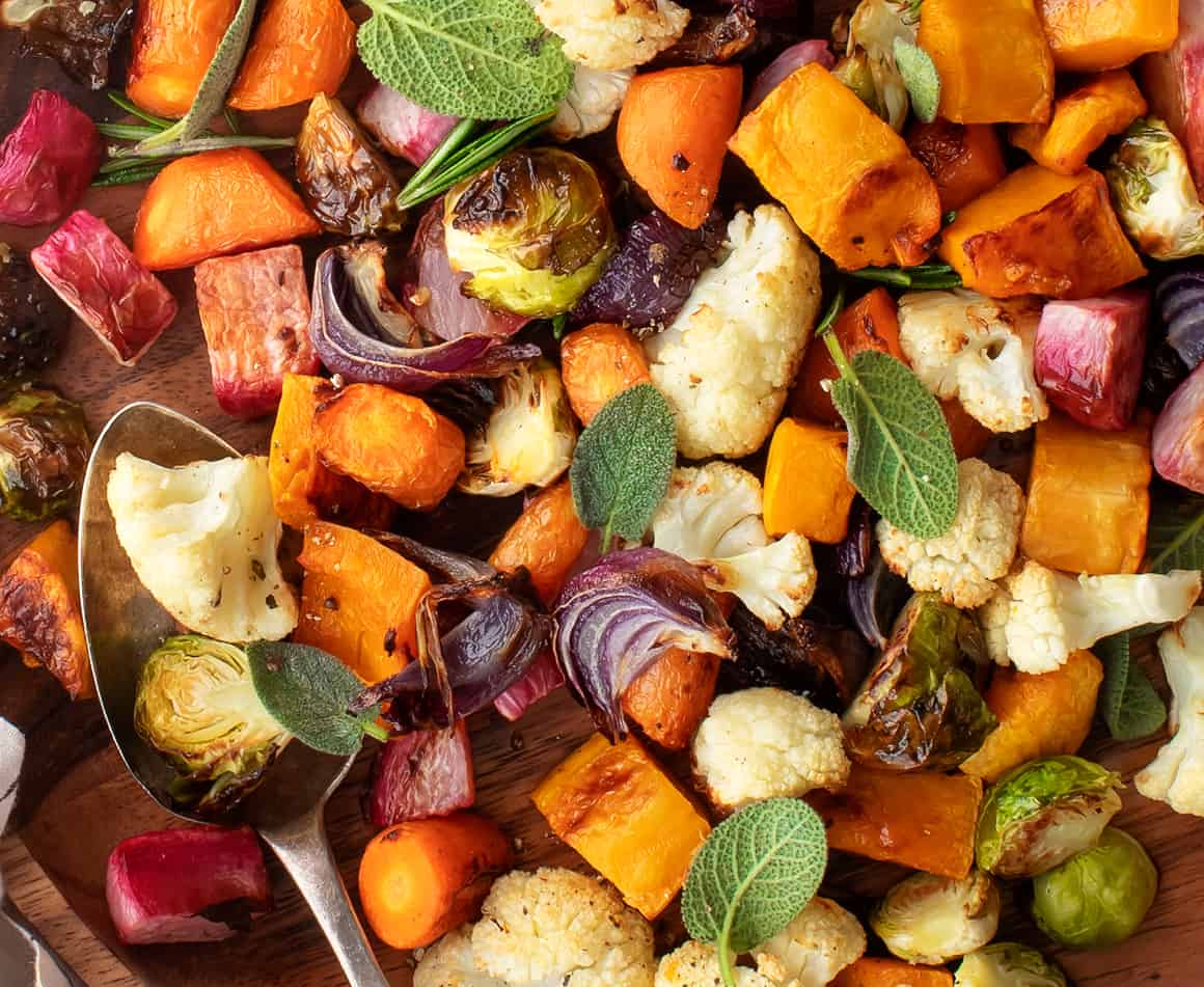 roasted fall vegetables