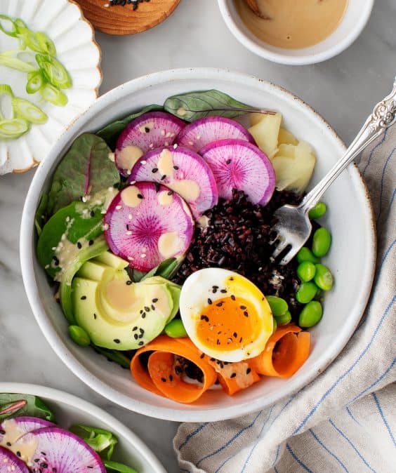 Tofu Broccoli Bowls with Carrot Ginger Dressing Recipe Love and Lemons
