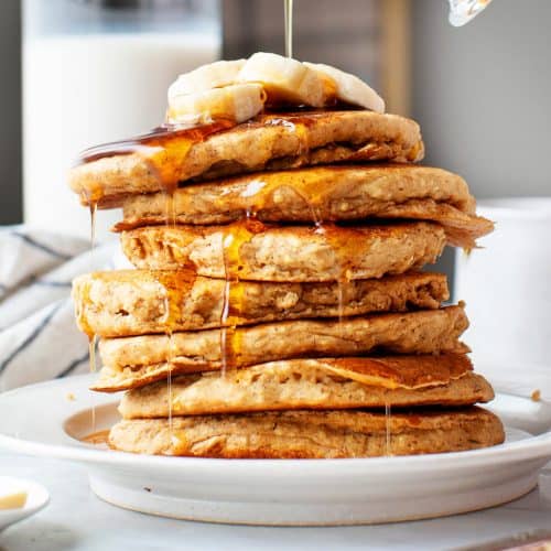 Vegan Breakfast Ideas: Vegan Banana Pancakes-image