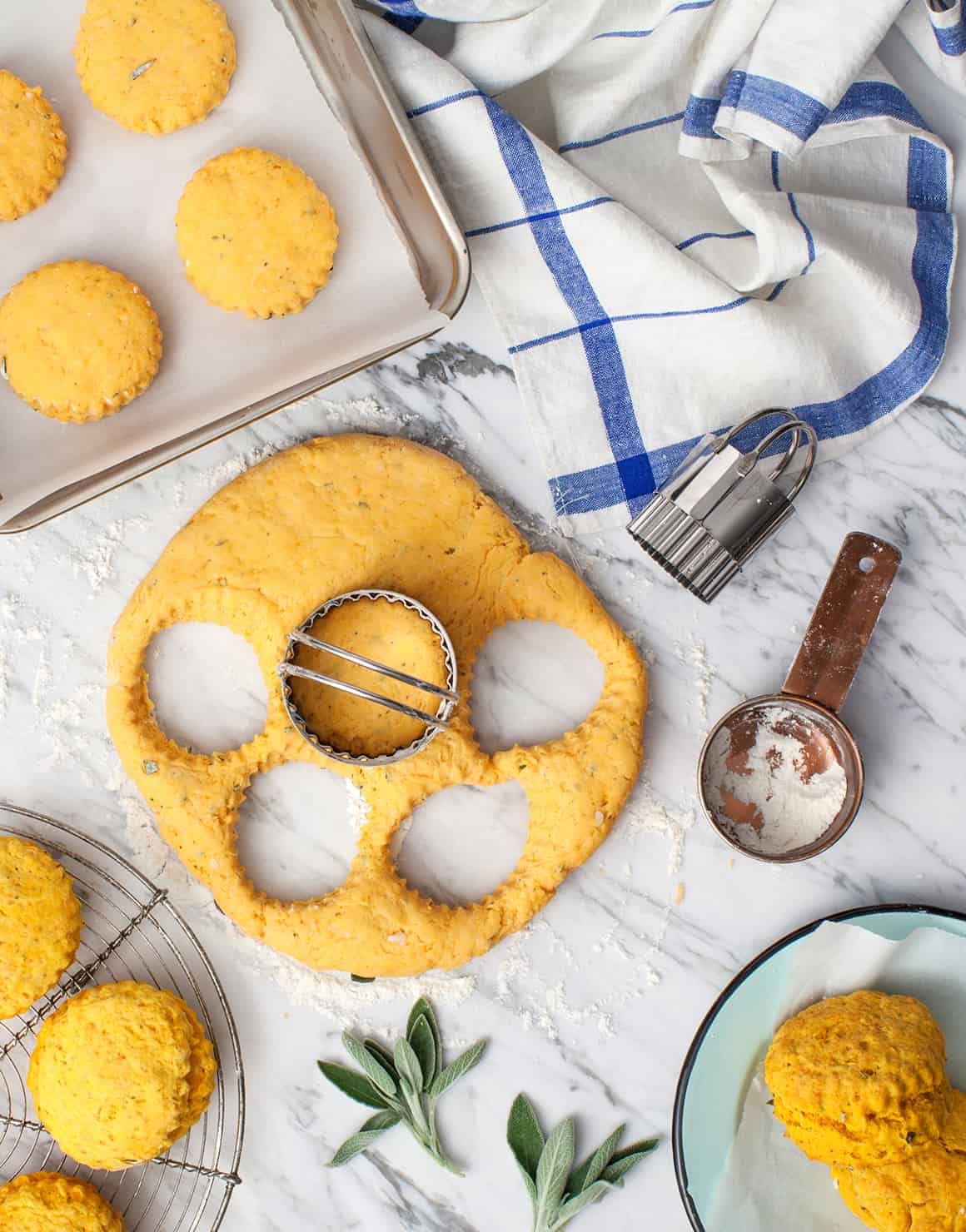 vegan sweet potato biscuits