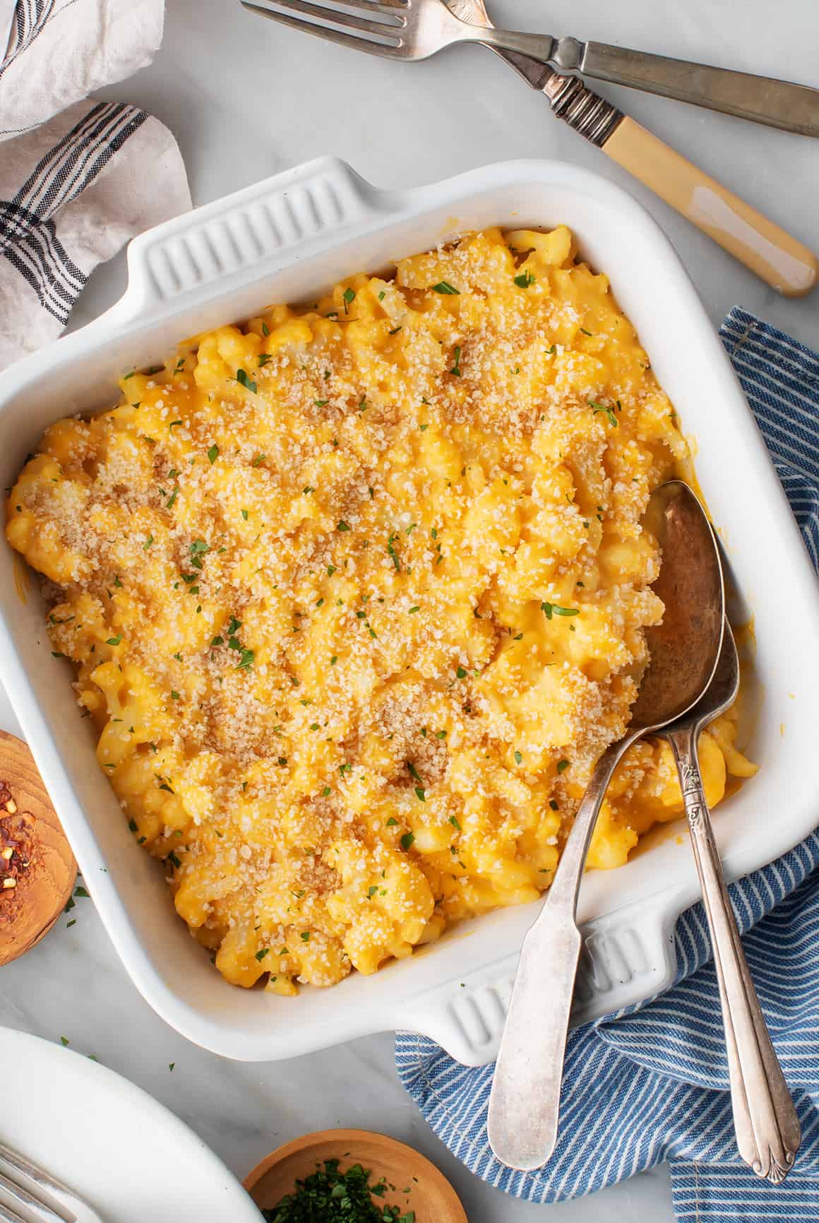 Cauliflower mac and cheese