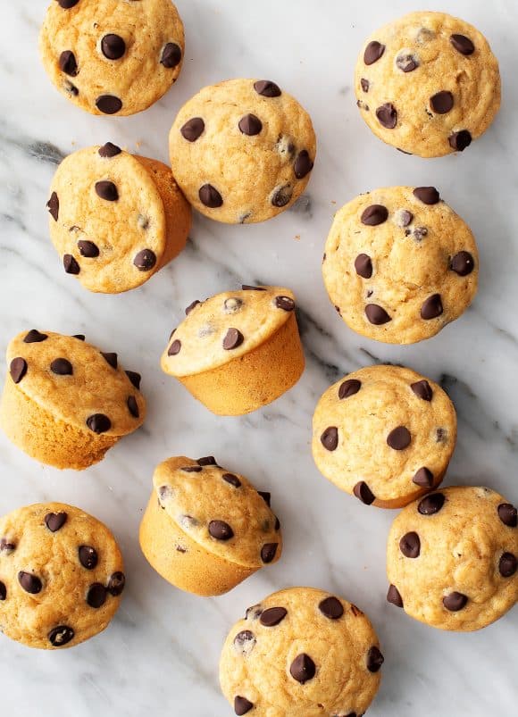 Healthy muffin recipes - Chocolate chip muffins