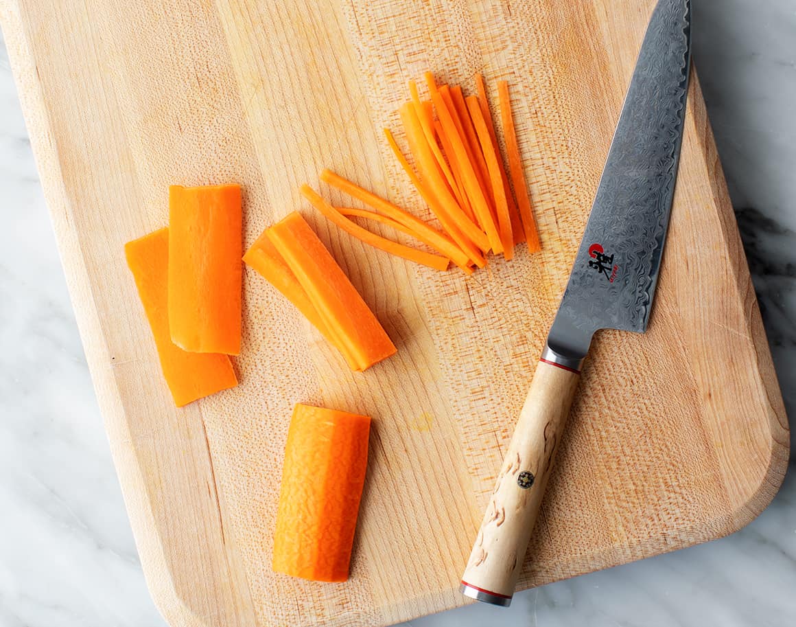 How To Julienne Vegetables