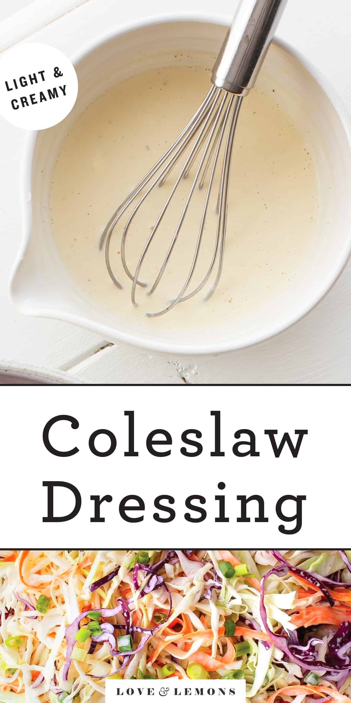 Coleslaw Dressing Recipe Love and Lemons