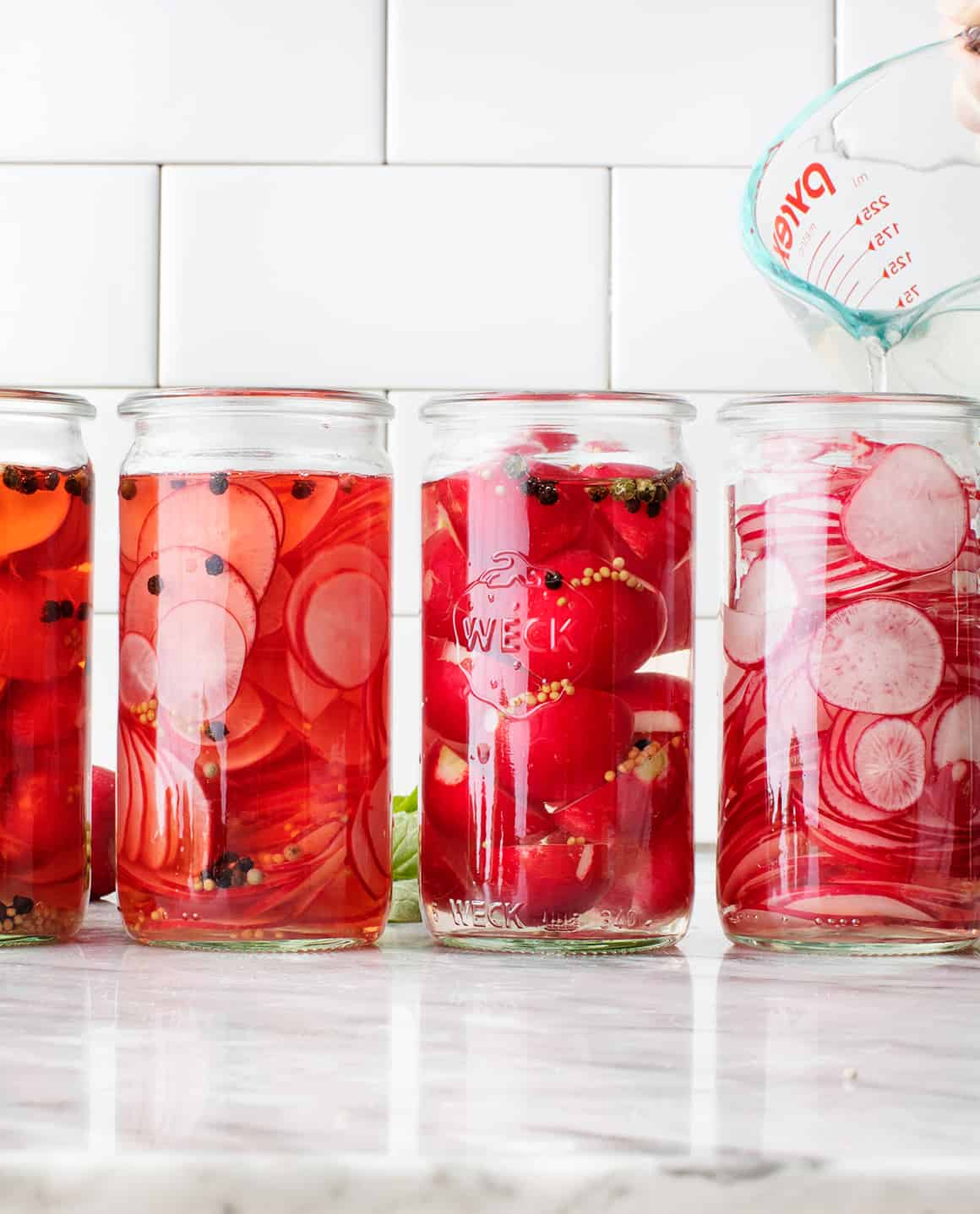 Quick Pickled Radishes