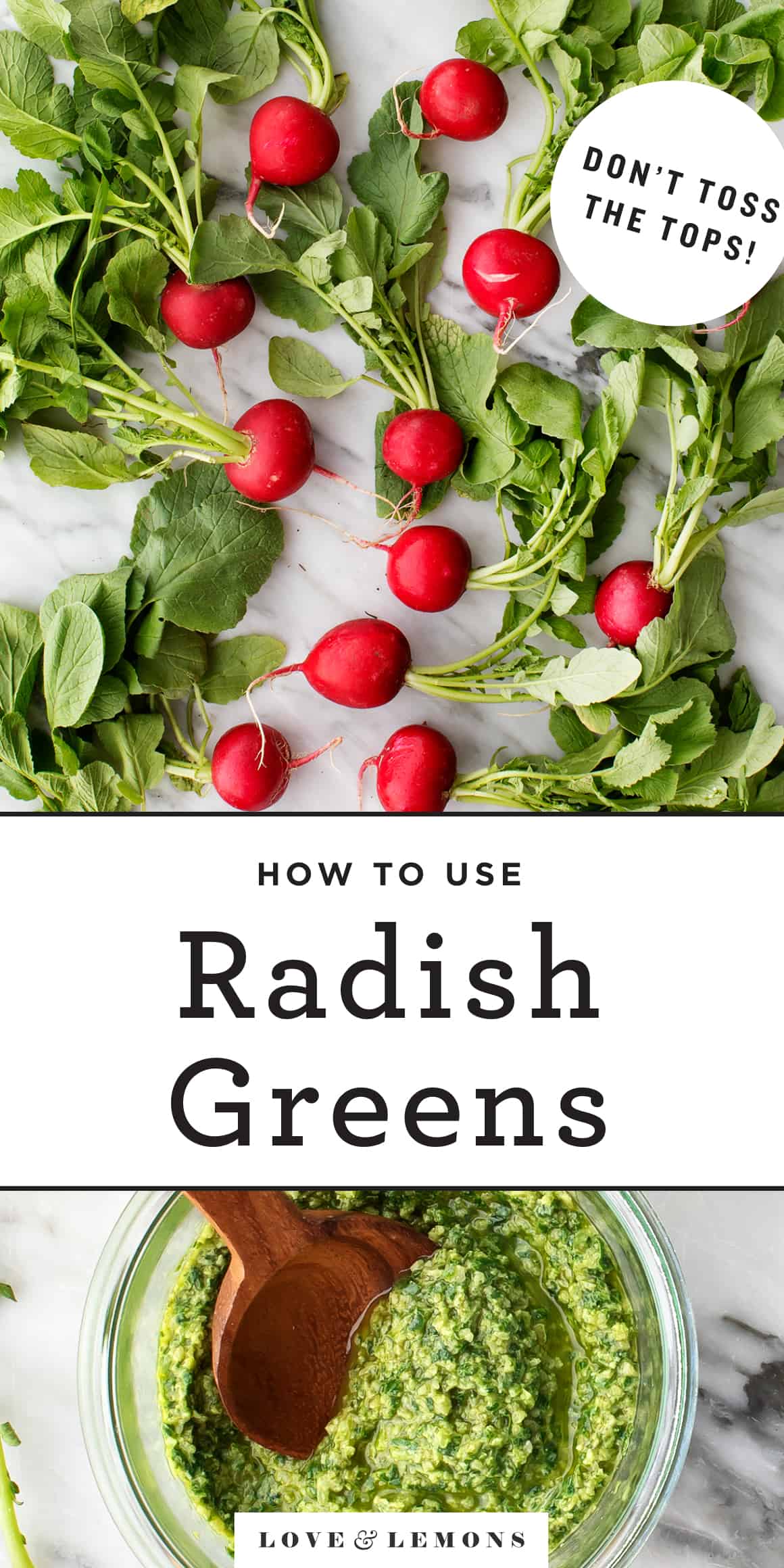 How to Use Radish Greens Recipe Love and Lemons
