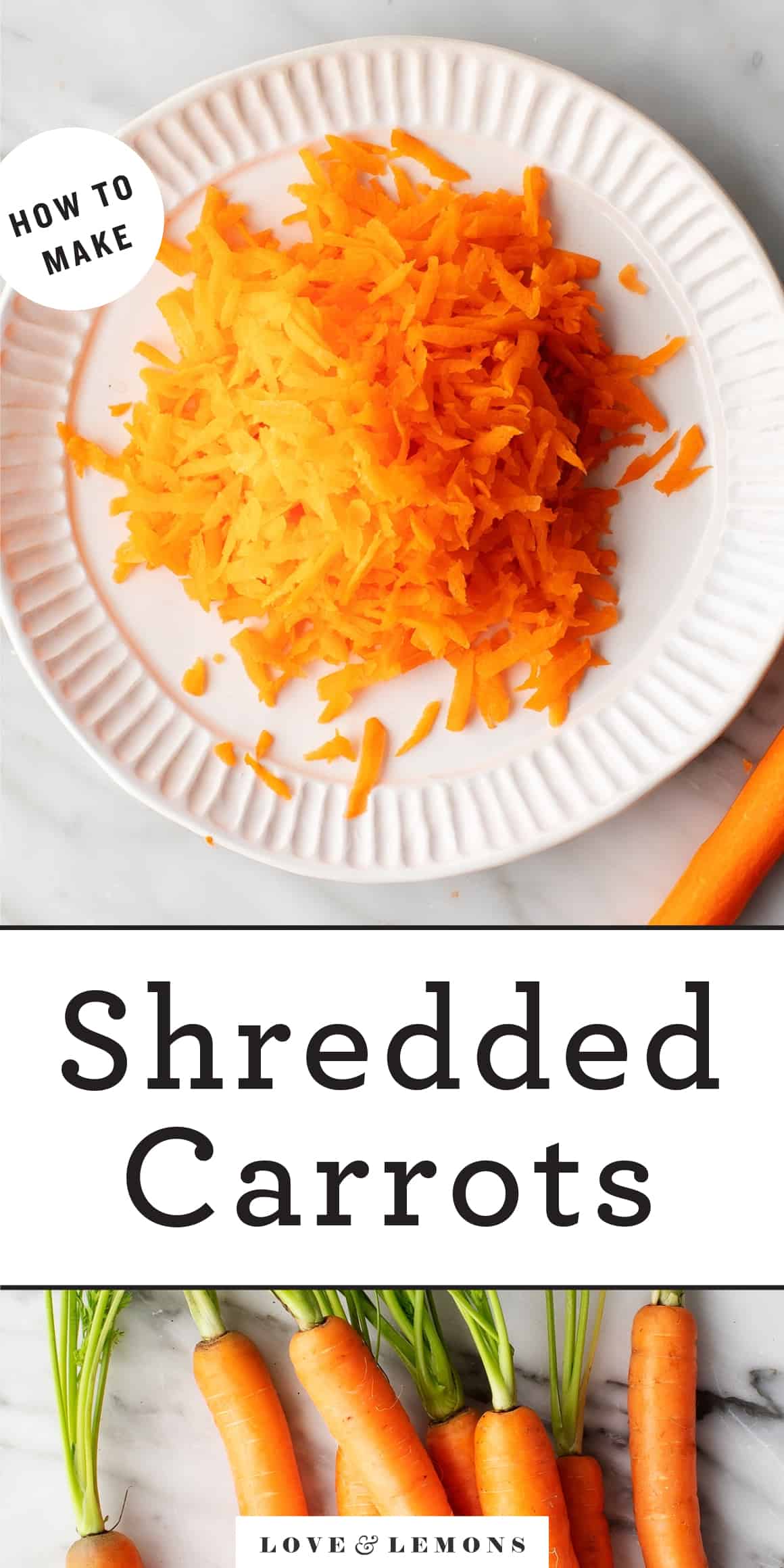 Shredded Carrots Recipe Love and Lemons