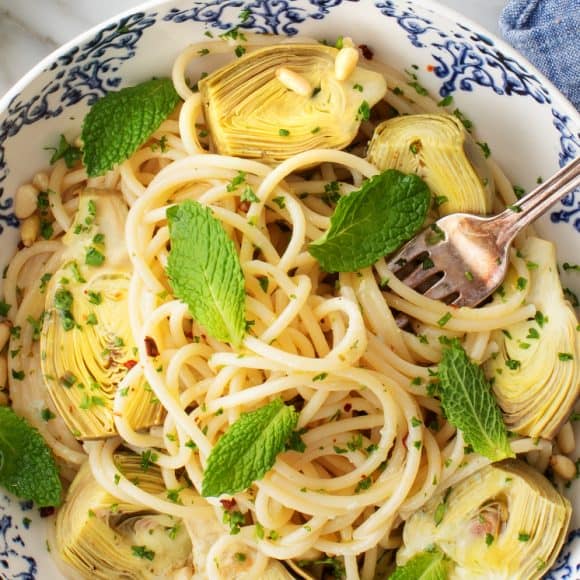 Artichoke Pasta Recipe Love and Lemons