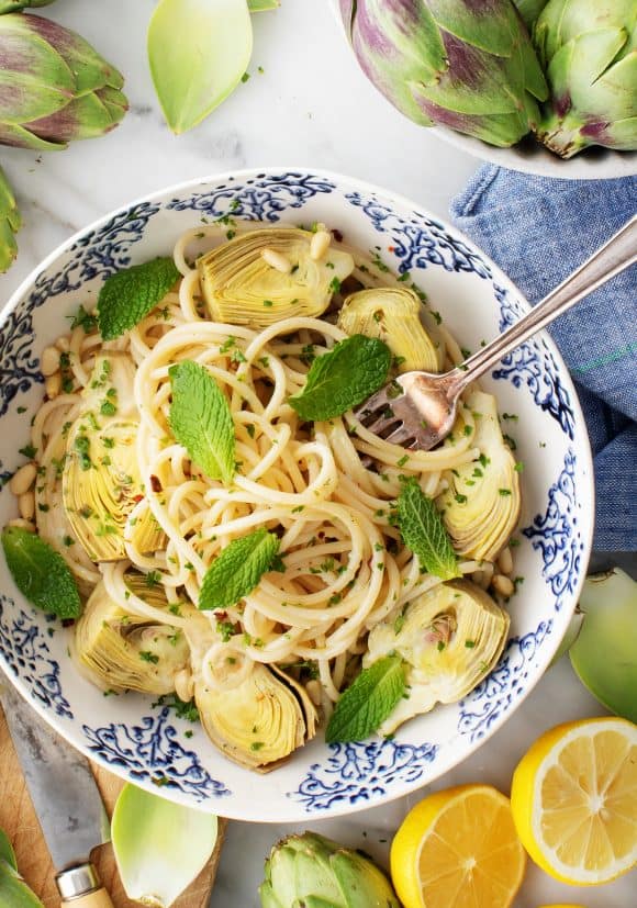 Artichoke Pasta Recipe Love and Lemons