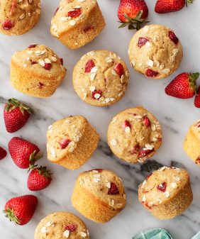strawberry muffins
