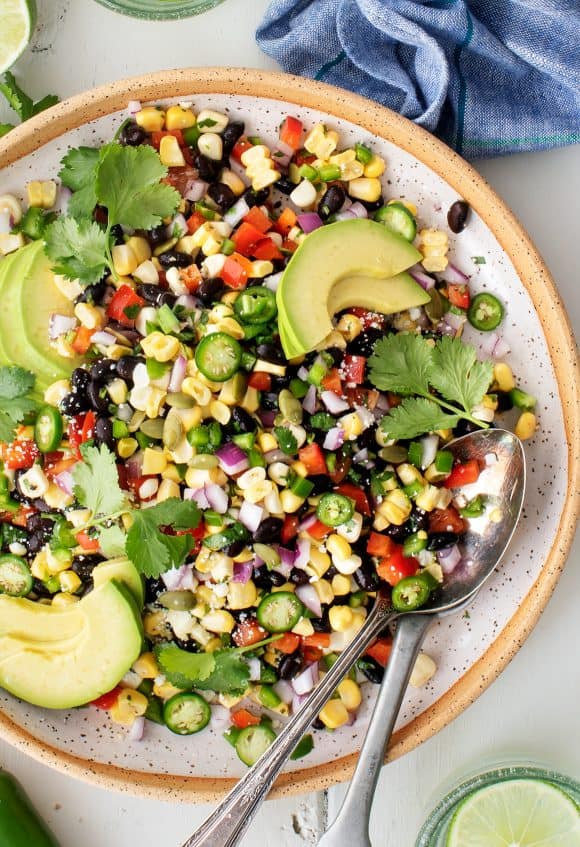 Black bean and corn salad - Easy BBQ sides